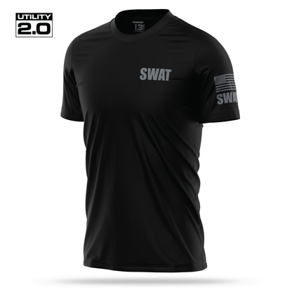 [SWAT] Men's Utility 2.0 Short Sleeve [BLK/GRY]