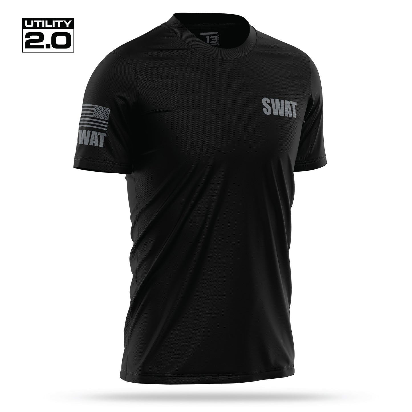 [SWAT] Men's Utility 2.0 Short Sleeve [BLK/GRY]