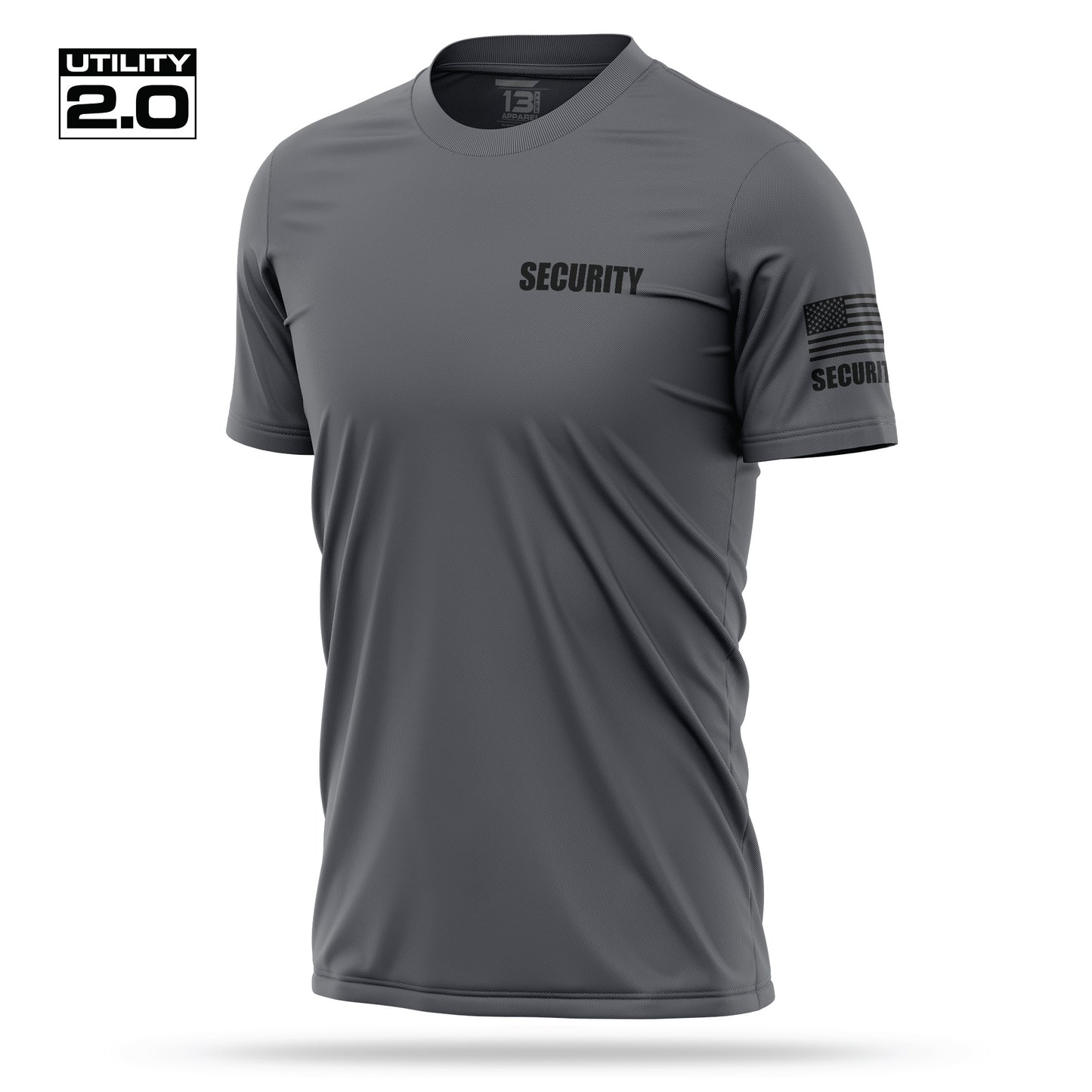 [SECURITY] Men's Utility 2.0 Short Sleeve [CHAR/BLK]