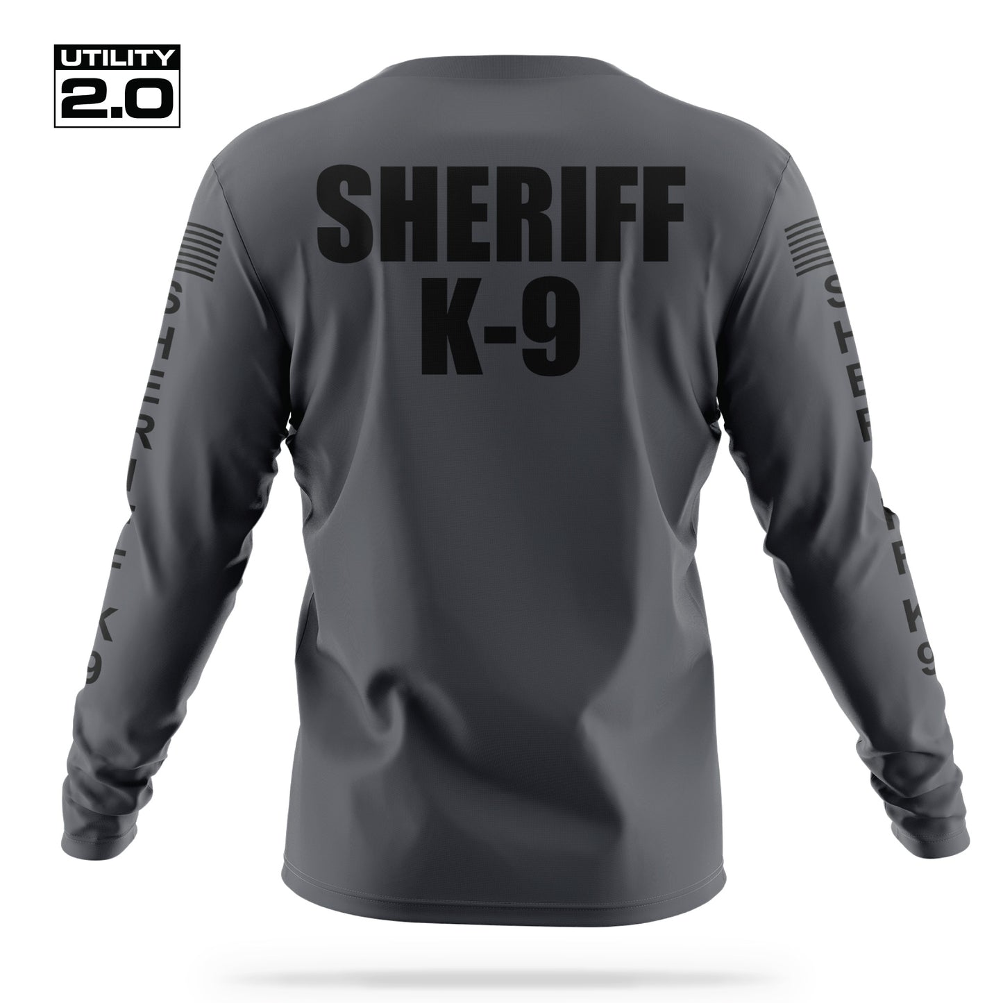 [SHERIFF K9] Men's Utility 2.0 Long Sleeve [CHAR/BLK]