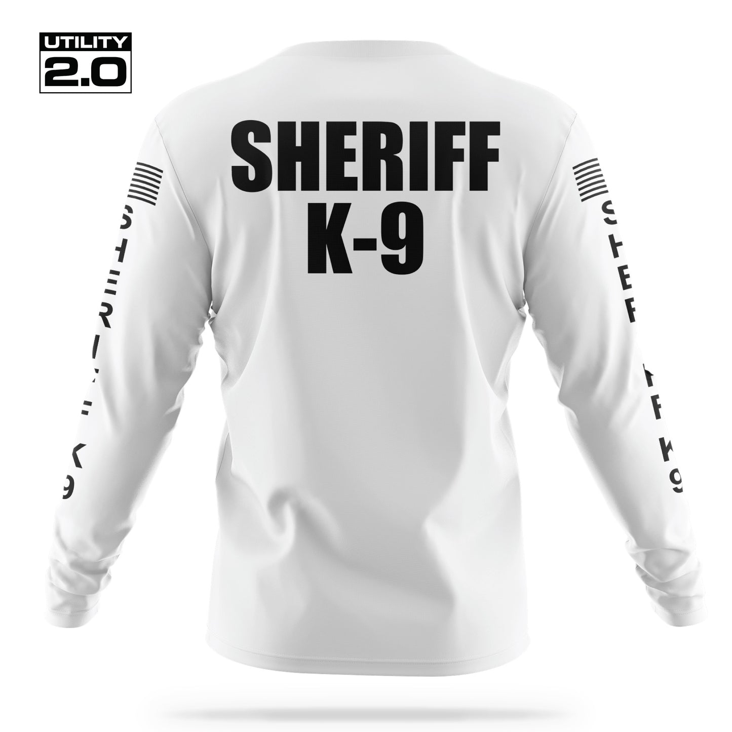[SHERIFF K9] Men's Utility 2.0 Long Sleeve [WHT/BLK]