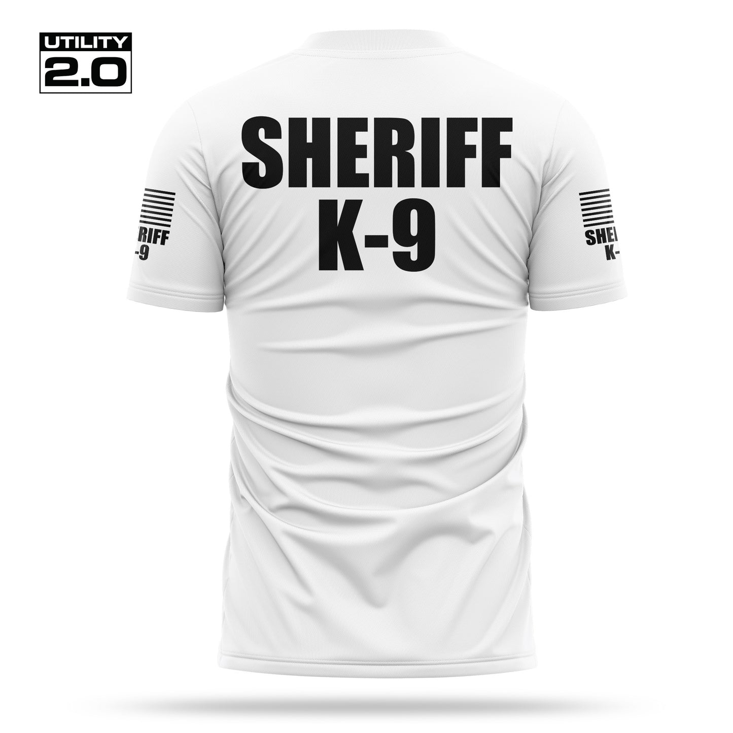 [SHERIFF K9] Men's Utility 2.0 Short Sleeve [WHT/BLK]