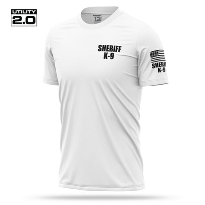 [SHERIFF K9] Men's Utility 2.0 Short Sleeve [WHT/BLK]
