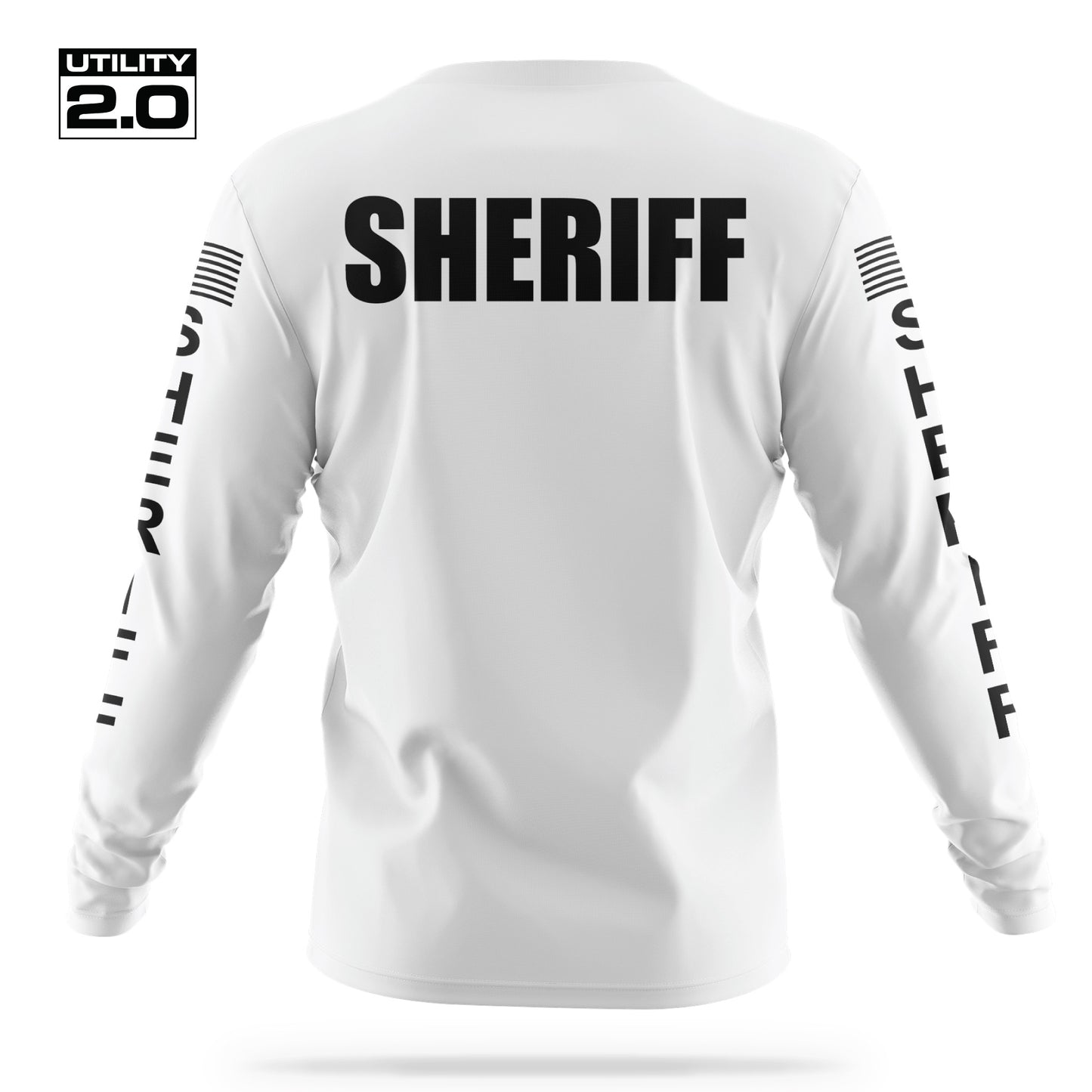 [SHERIFF] Men's Utility 2.0 Long Sleeve [WHT/BLK]
