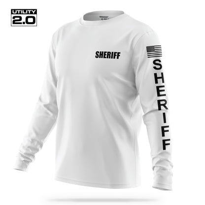 [SHERIFF] Men's Utility 2.0 Long Sleeve [WHT/BLK]