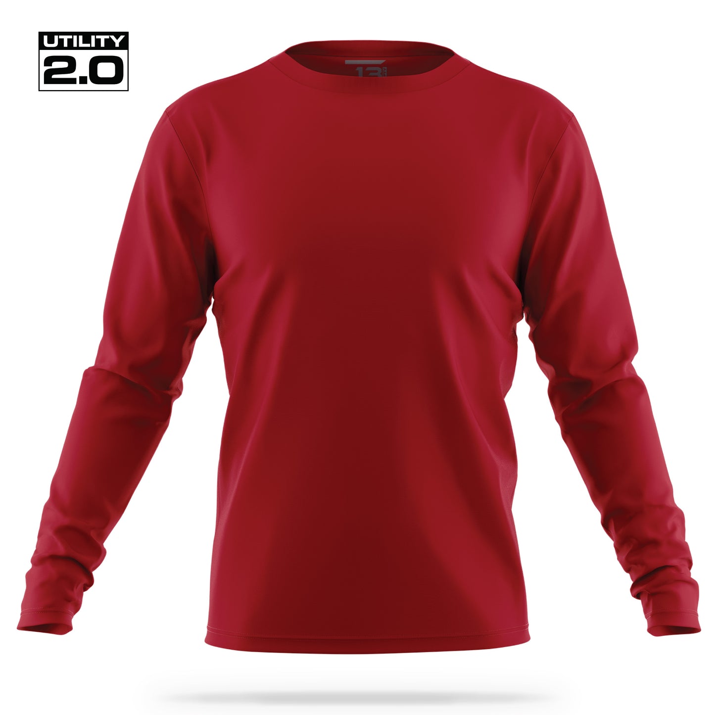 [UNMARKED] Men's Utility 2.0 Long Sleeve [RED/WHT]