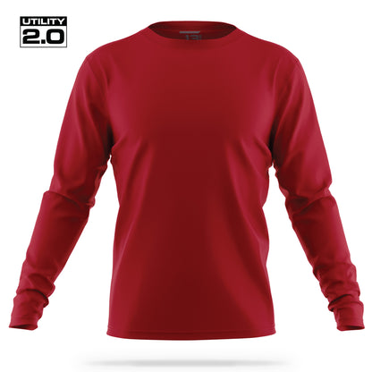 [UNMARKED] Men's Utility 2.0 Long Sleeve [RED/WHT]