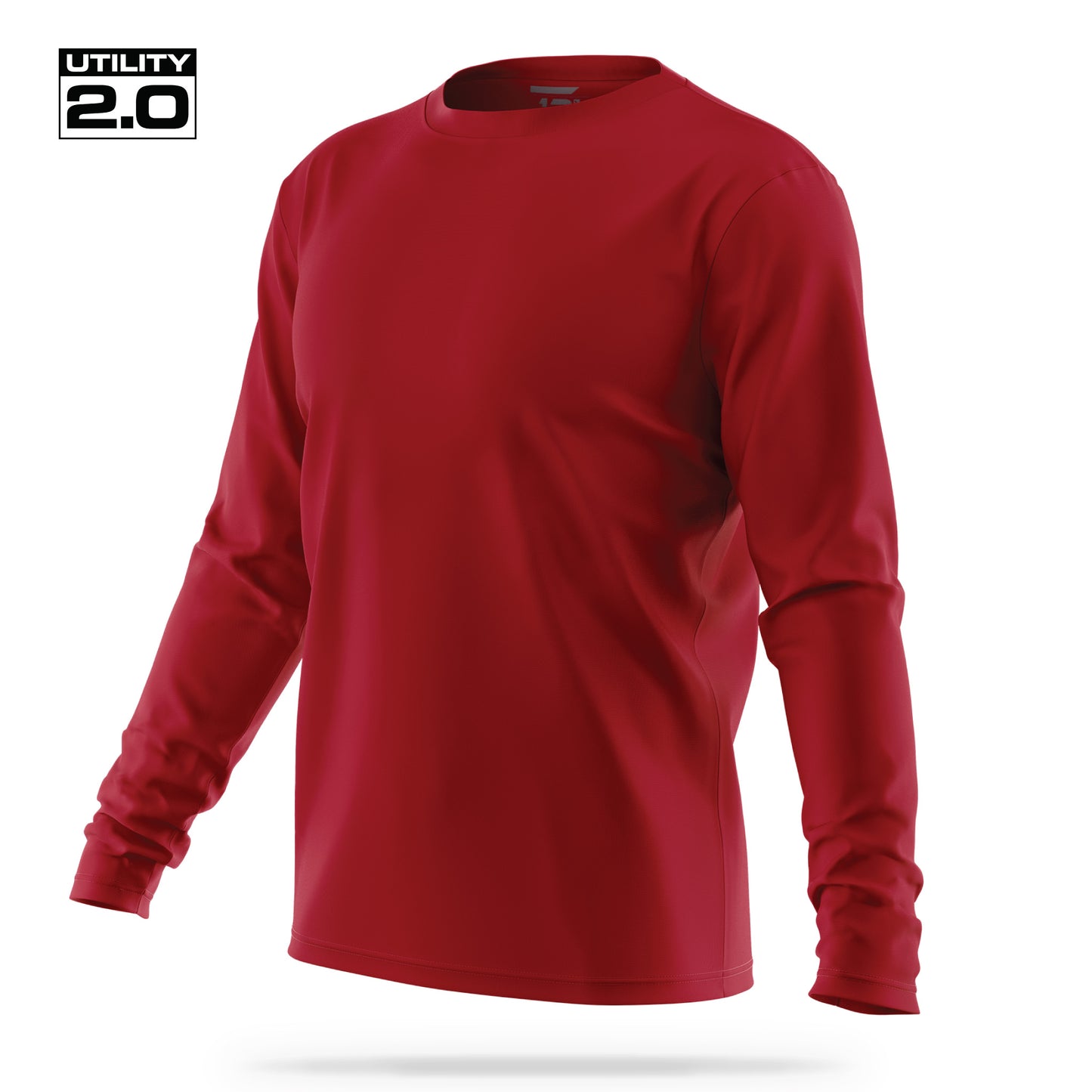 [UNMARKED] Men's Utility 2.0 Long Sleeve [RED/WHT]