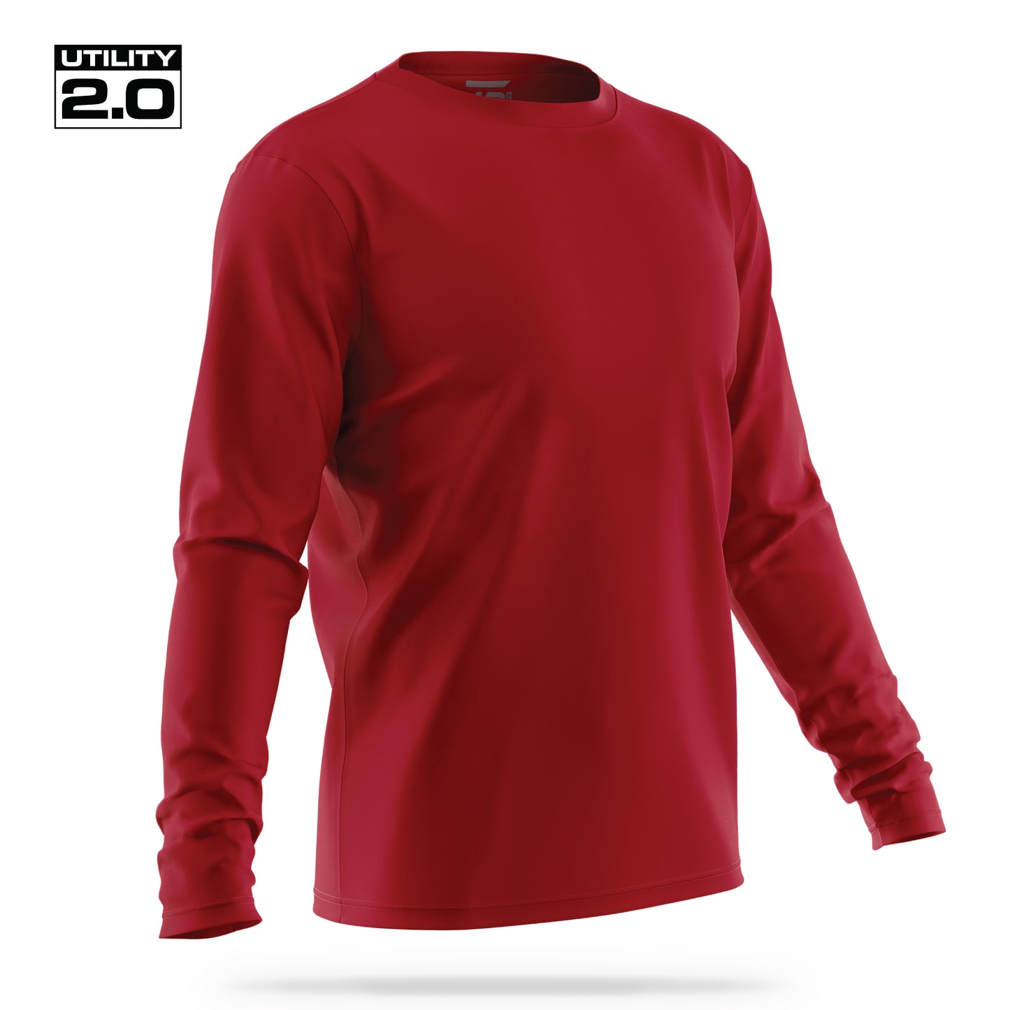 [UNMARKED] Men's Utility 2.0 Long Sleeve [RED/WHT]