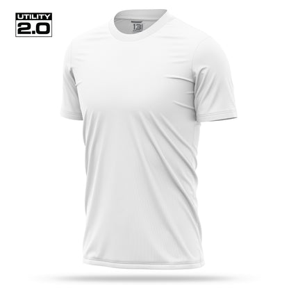 [UNMARKED] Men's Utility 2.0 Short Sleeve [WHT/BLK]