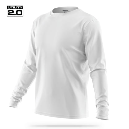 [UNMARKED] Men's Utility 2.0 Long Sleeve [WHT/BLK]