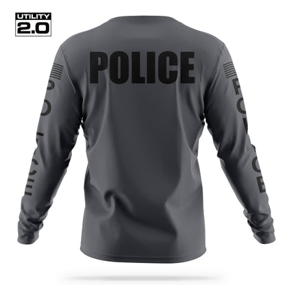 [POLICE] Men's Utility 2.0 Long Sleeve [CHAR/BLK]