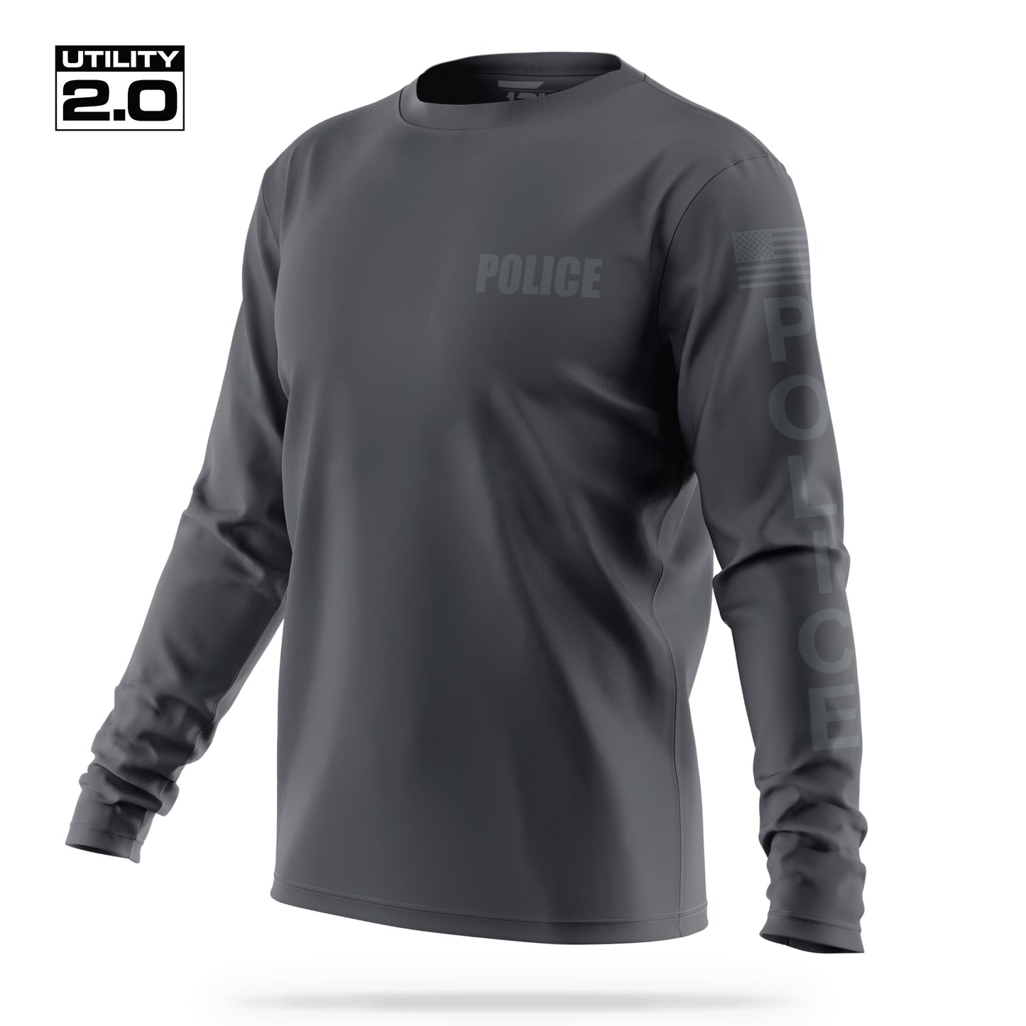 [POLICE] Men's Utility 2.0 Long Sleeve [CHAR/GRY]
