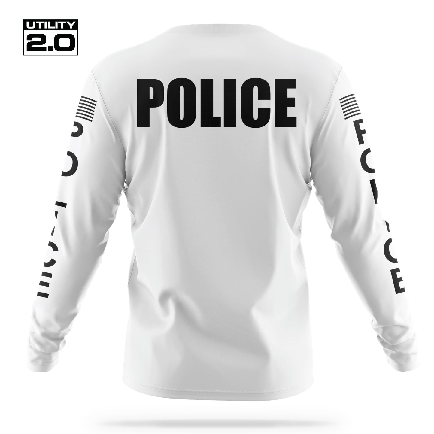 [POLICE] Men's Utility 2.0 Long Sleeve [WHT/BLK]