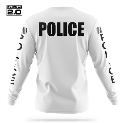 [POLICE] Men's Utility 2.0 Long Sleeve [WHT/BLK]