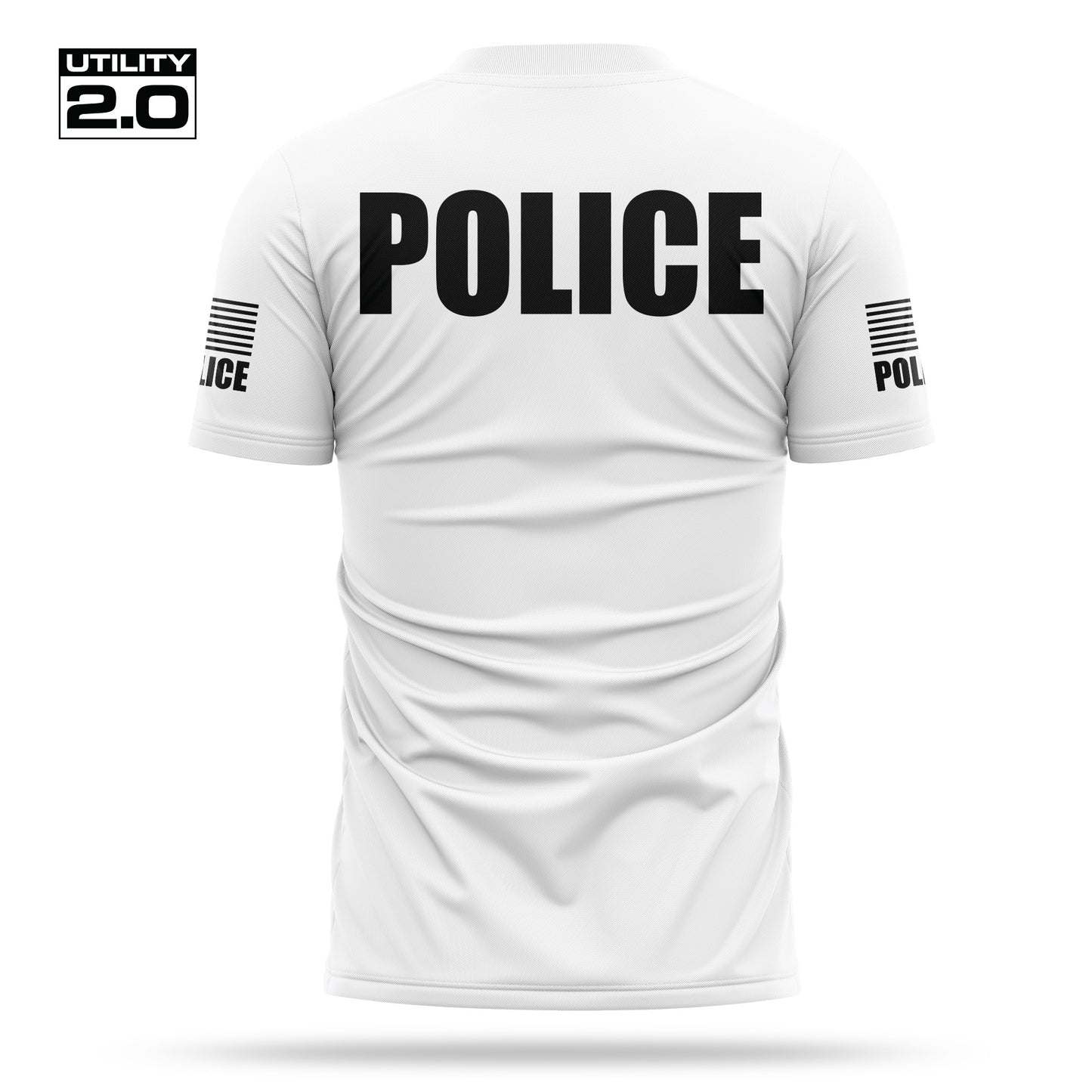 [POLICE] Men's Utility 2.0 Short Sleeve [WHT/BLK]