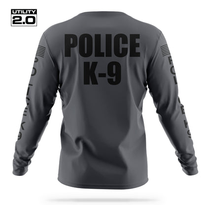 [POLICE K9] Men's Utility 2.0 Long Sleeve [CHAR/BLK]