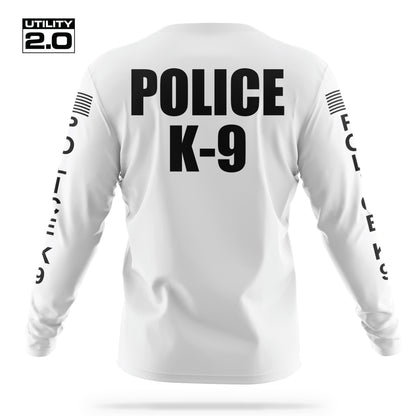 [POLICE K9] Men's Utility 2.0 Long Sleeve [WHT/BLK]