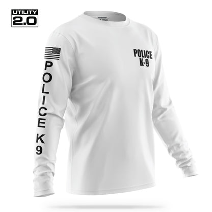 [POLICE K9] Men's Utility 2.0 Long Sleeve [WHT/BLK]