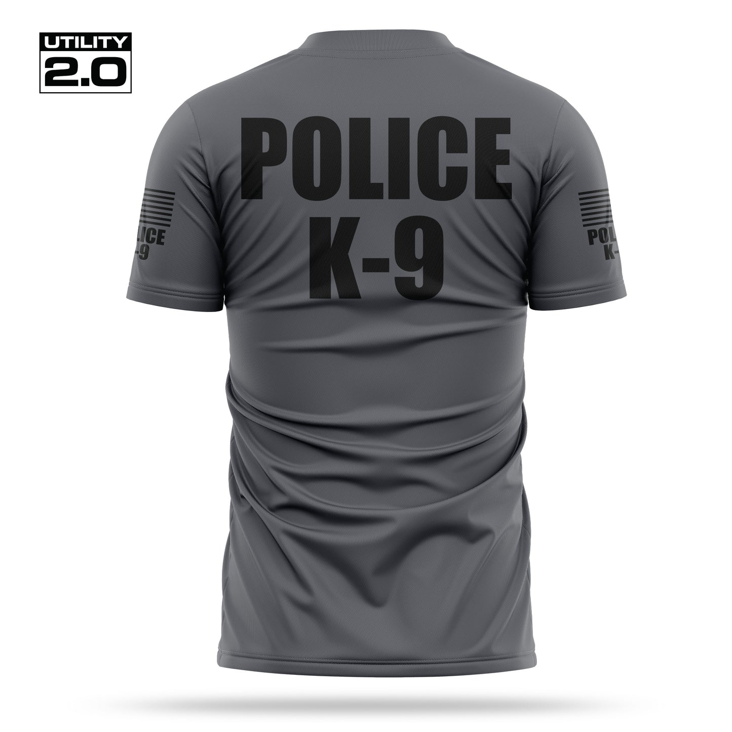 [POLICE K9] Men's Utility 2.0 Short Sleeve [CHAR/BLK]