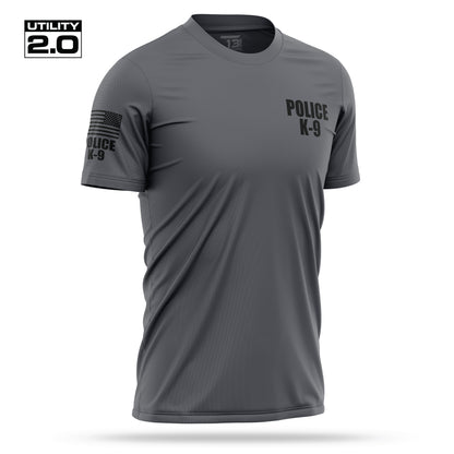 [POLICE K9] Men's Utility 2.0 Short Sleeve [CHAR/BLK]