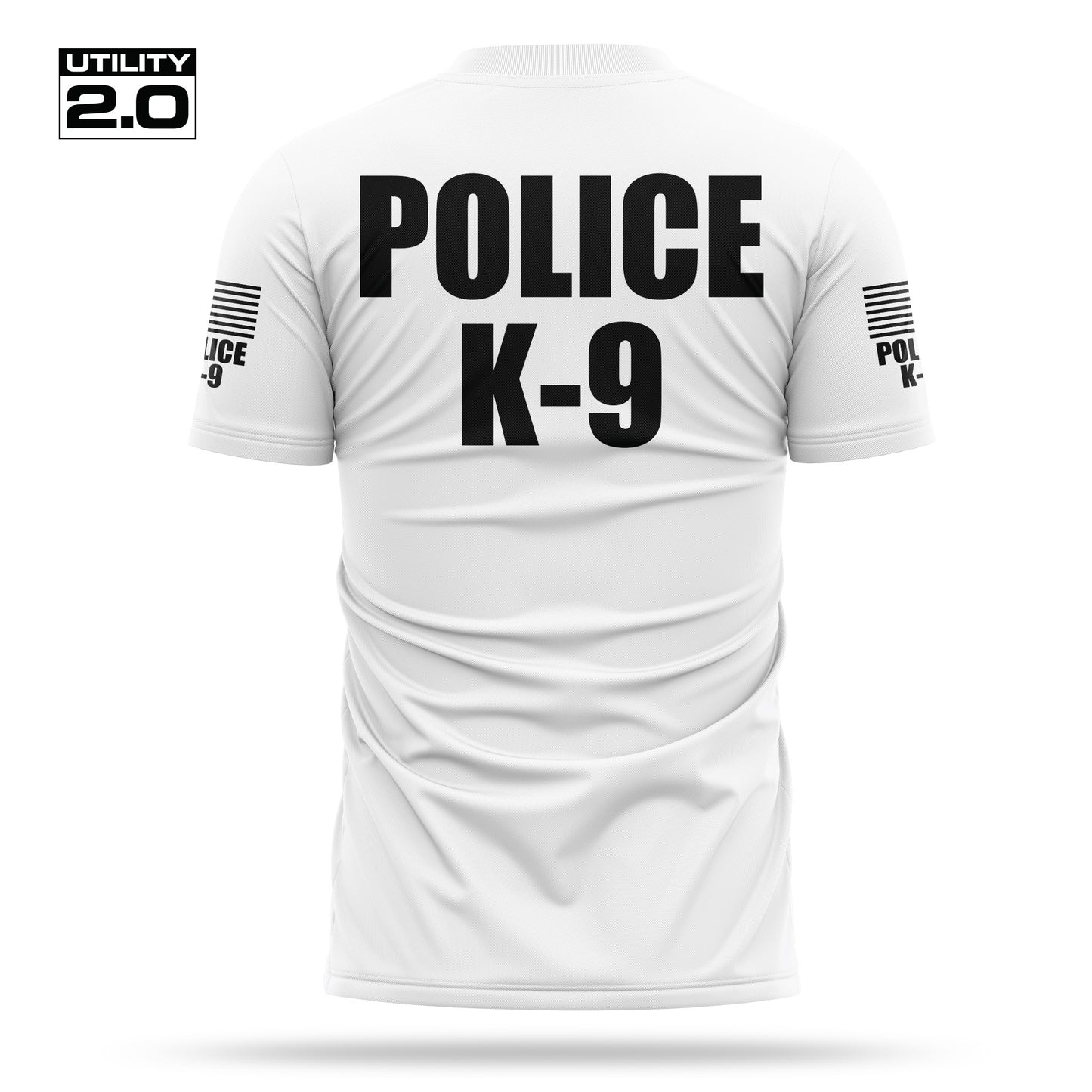[POLICE K9] Men's Utility 2.0 Short Sleeve [WHT/BLK]