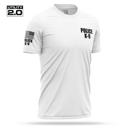 [POLICE K9] Men's Utility 2.0 Short Sleeve [WHT/BLK]