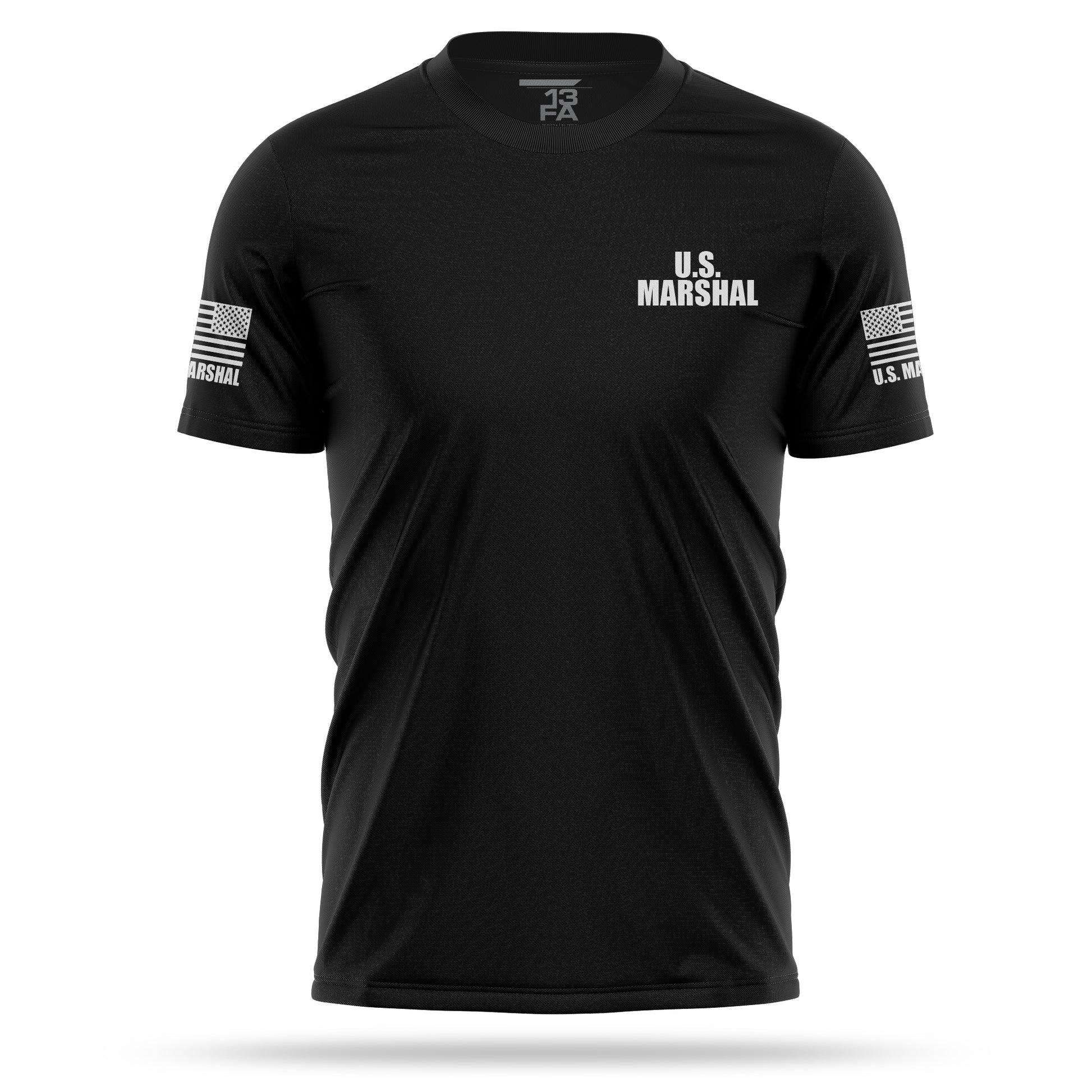 [U.S. MARSHAL] Men's Utility Shirt [BLK/WHT] 13 Fifty Apparel 