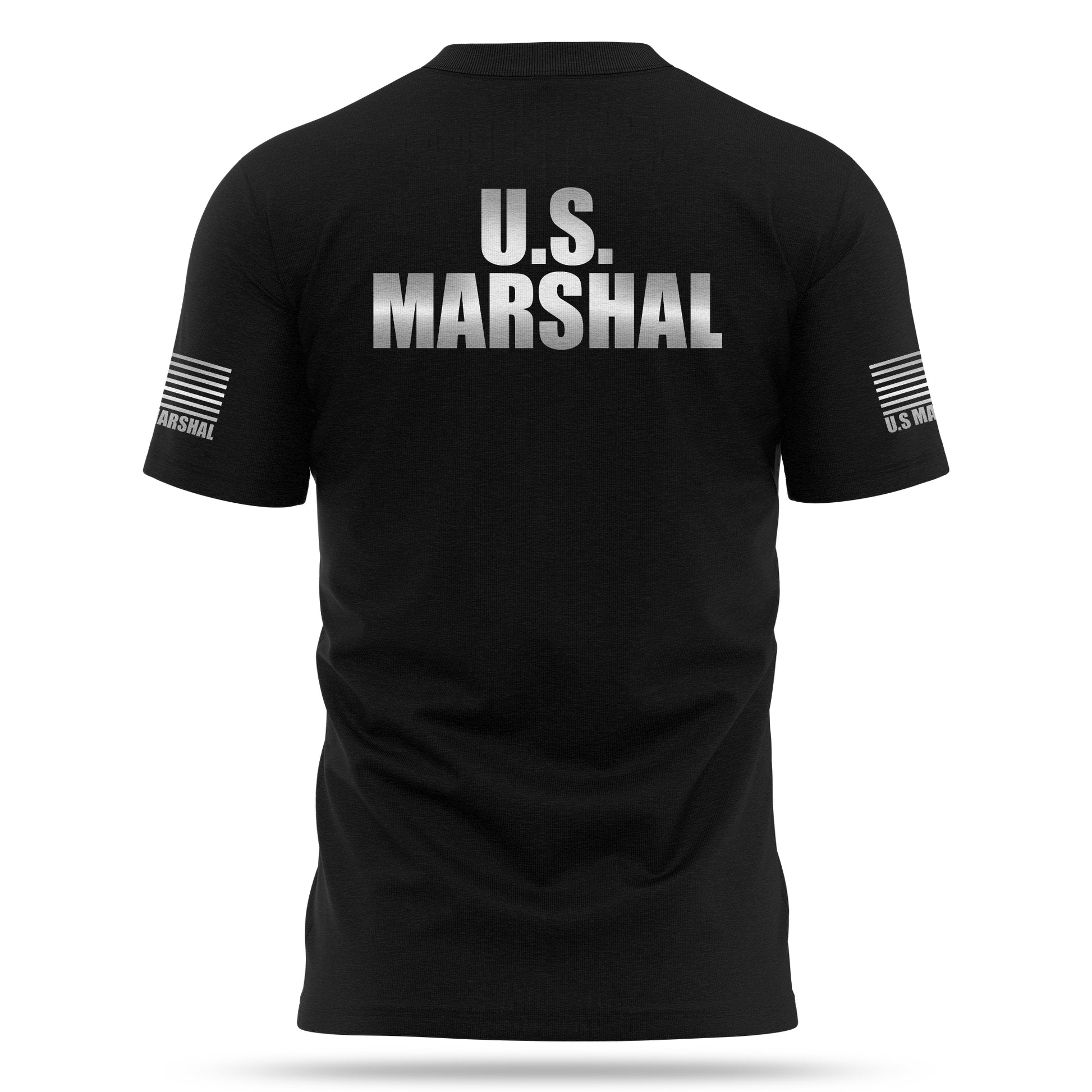 [U.S. MARSHAL] Reflective Cotton Blend Shirt [BLK/REF] ﻿-13 Fifty Apparel