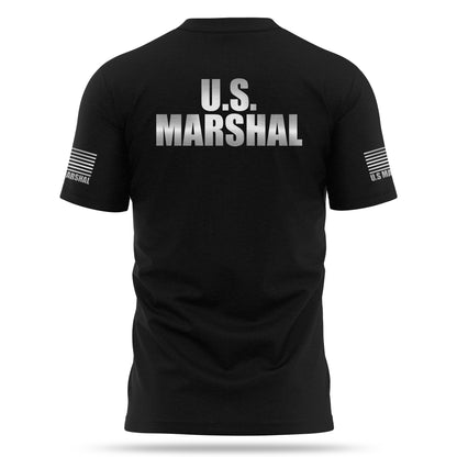 [U.S. MARSHAL] Reflective Cotton Blend Shirt [BLK/REF] ﻿-13 Fifty Apparel