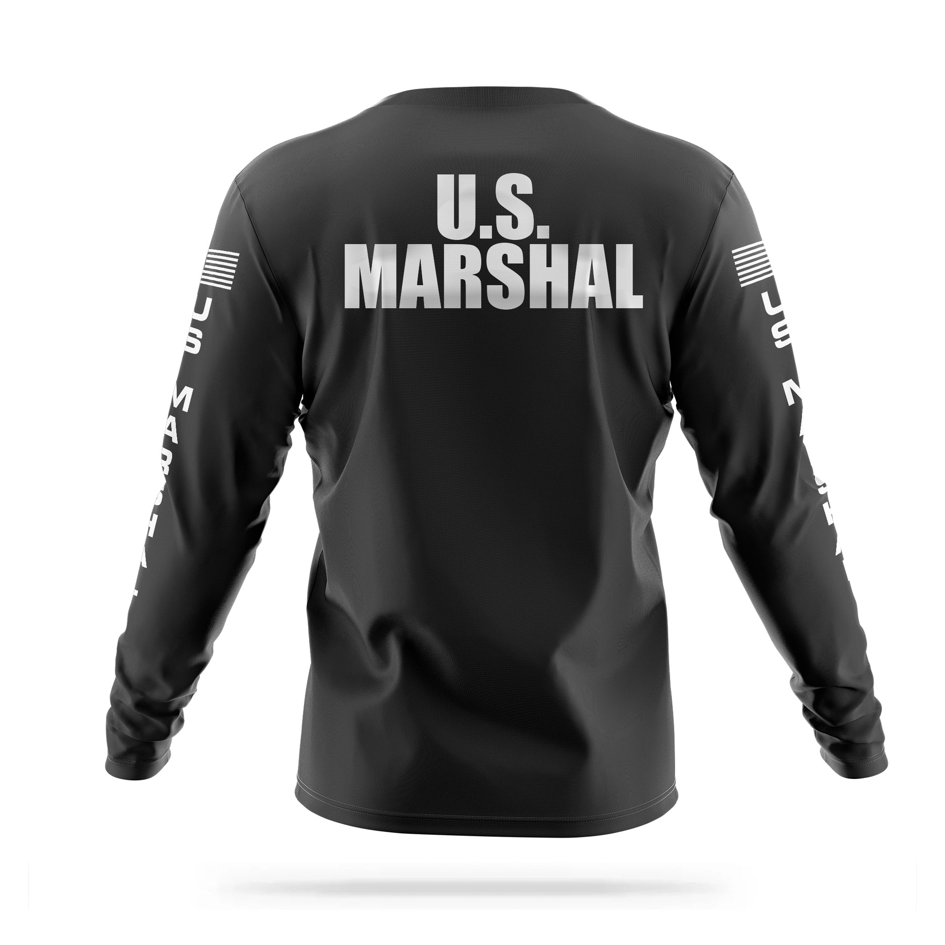 [U.S. MARSHAL] Reflective Men's Utility Long Sleeve [BLK/REF] 13 Fifty Apparel 