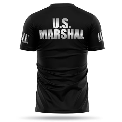 [U.S. MARSHAL] Reflective Men's Utility Shirt [BLK/REF] 13 Fifty Apparel 