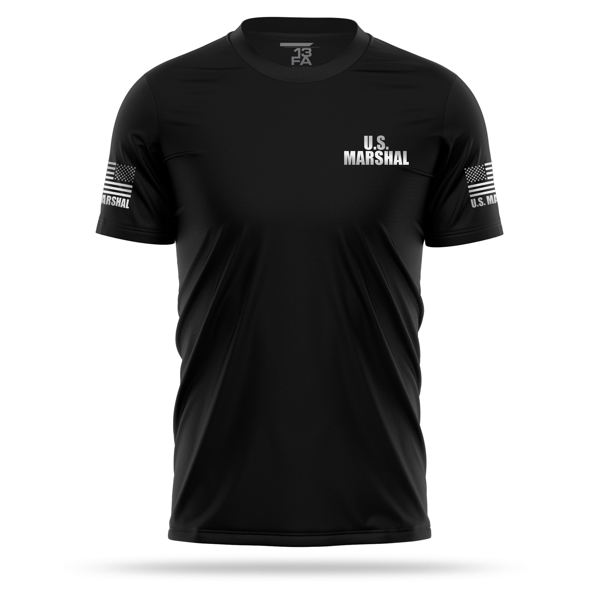 [U.S. MARSHAL] Reflective Men's Utility Shirt [BLK/REF] 13 Fifty Apparel 