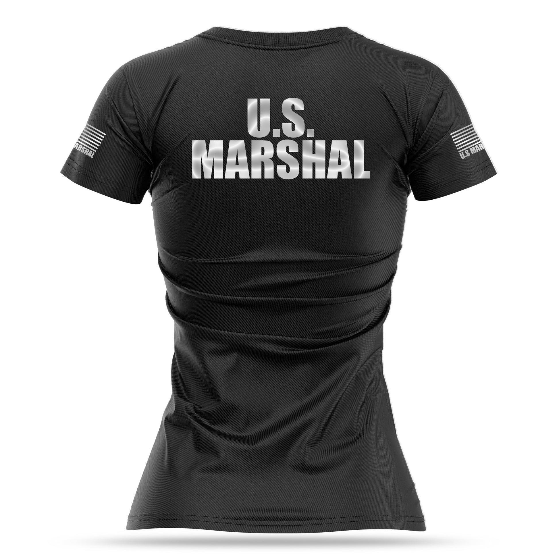 [U.S. MARSHAL] Reflective Women's Utility Shirt [BLK/REF] 13 Fifty Apparel 