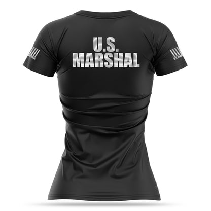 [U.S. MARSHAL] Reflective Women's Utility Shirt [BLK/REF] 13 Fifty Apparel 