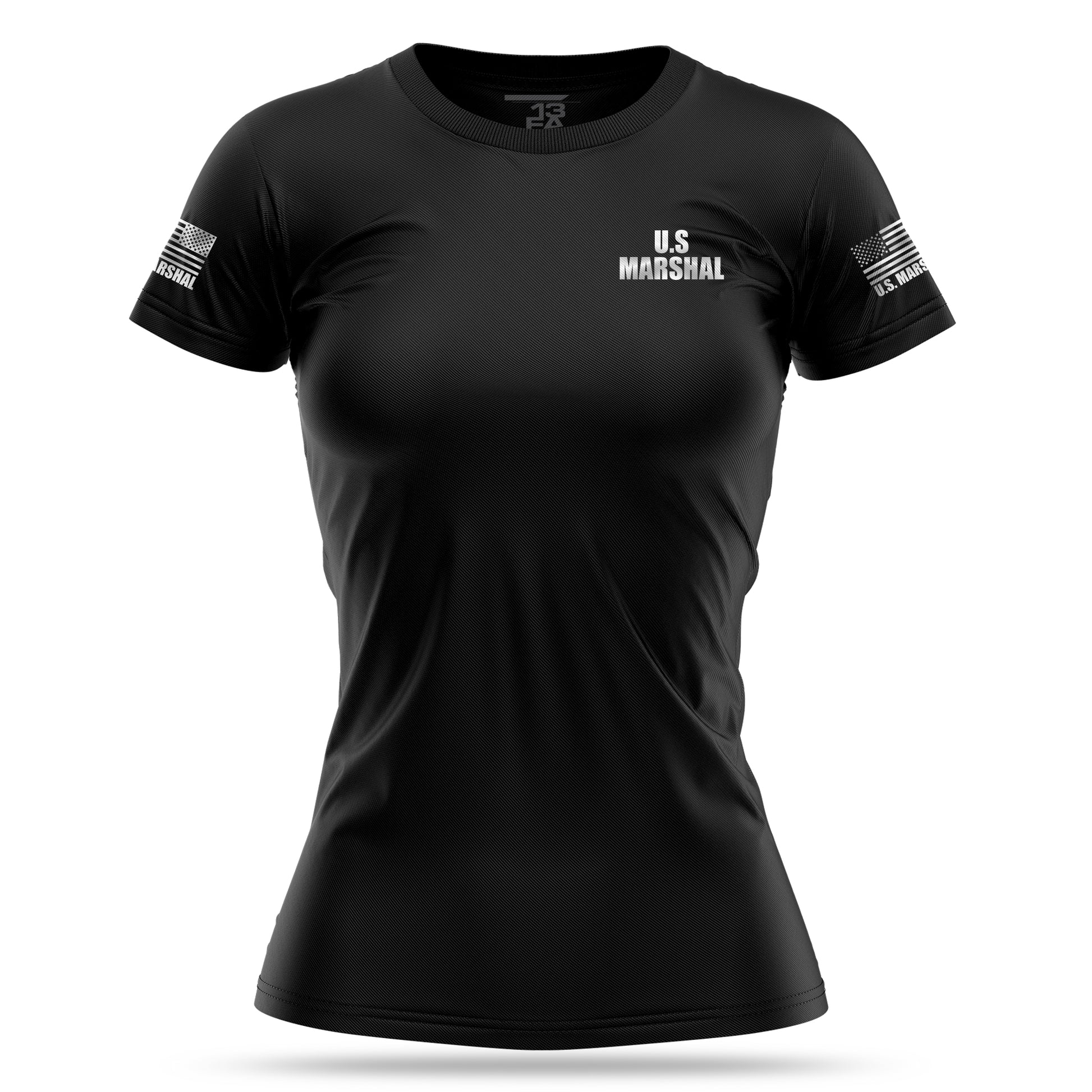 [U.S. MARSHAL] Reflective Women's Utility Shirt [BLK/REF] 13 Fifty Apparel 
