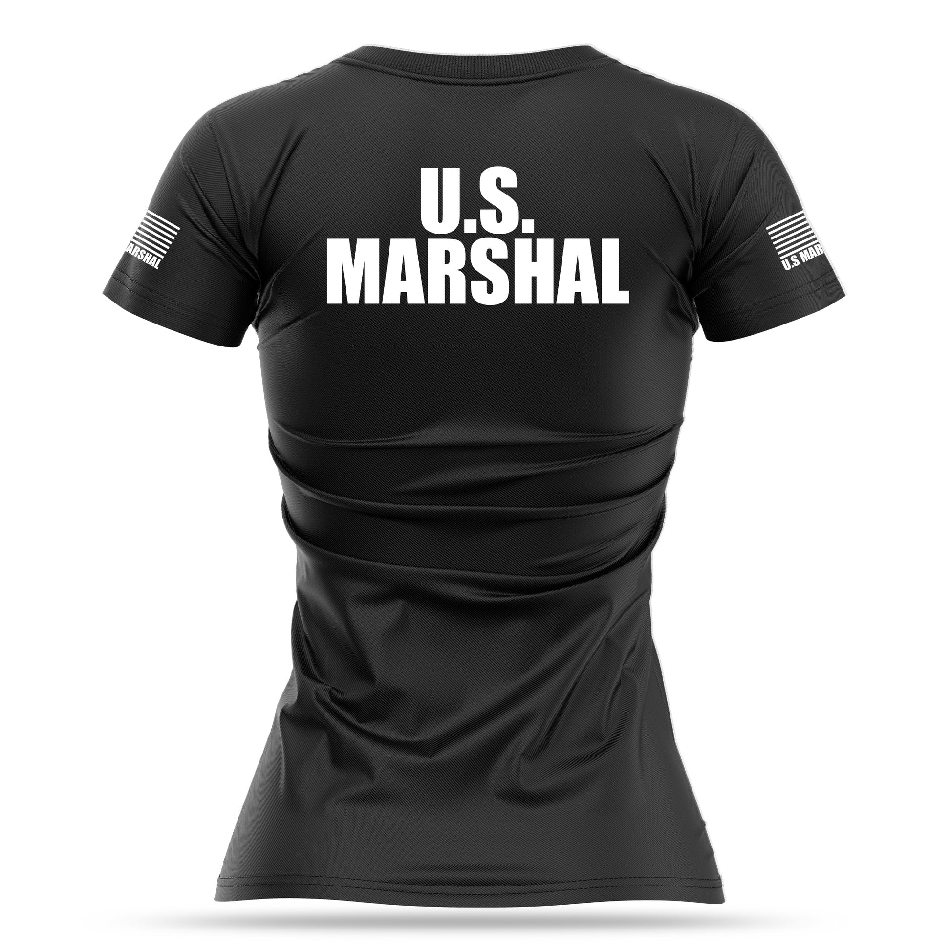 [U.S. MARSHAL] Women's Utility Shirt [BLK/WHT]-13 Fifty Apparel
