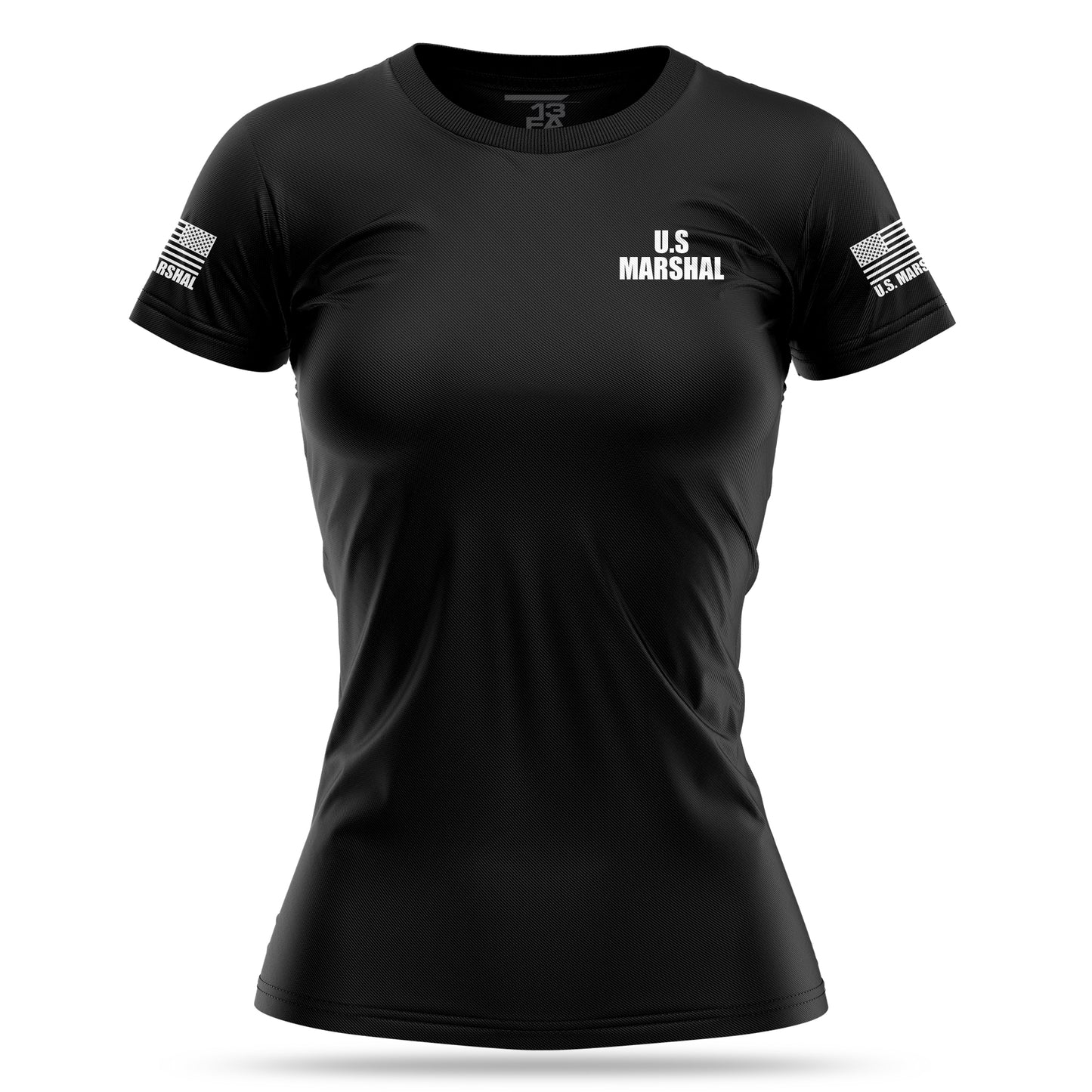[U.S. MARSHAL] Women's Utility Shirt [BLK/WHT]-13 Fifty Apparel