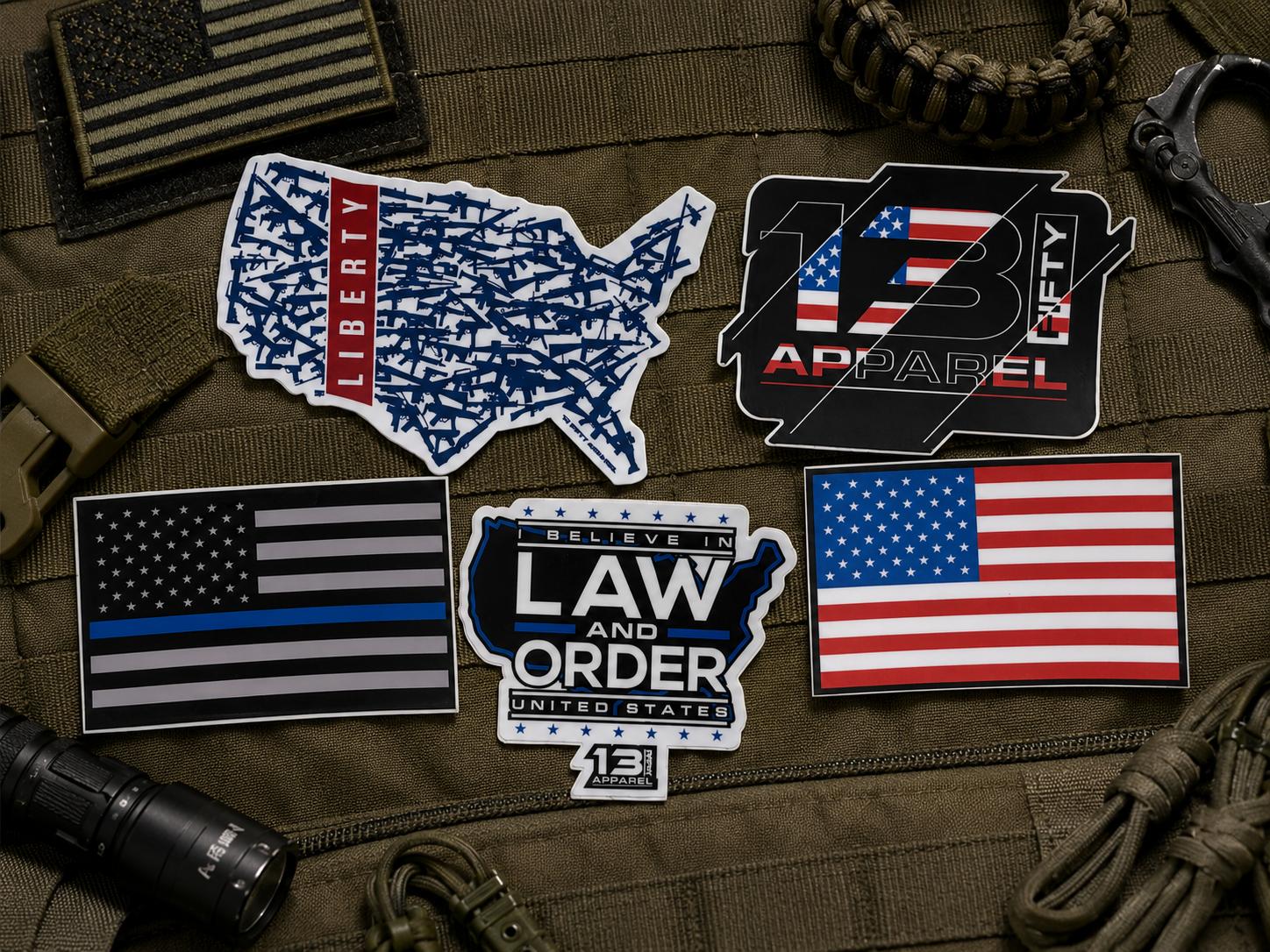 🎁 Vinyl Decal Pack (100% off)-13 Fifty Apparel