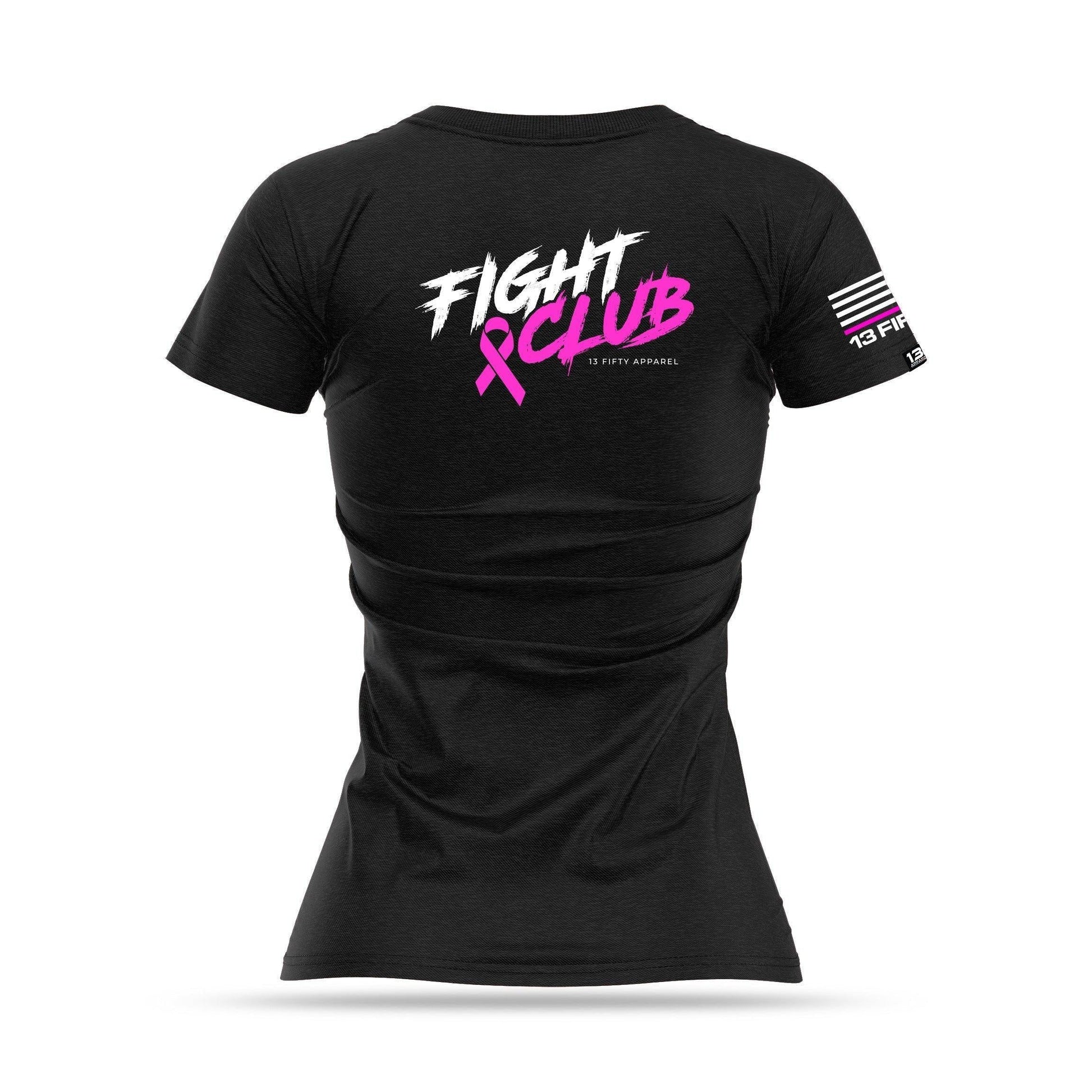 [WARRIOR23] Women's Cotton Blend Shirt [BLK/PNK]-13 Fifty Apparel