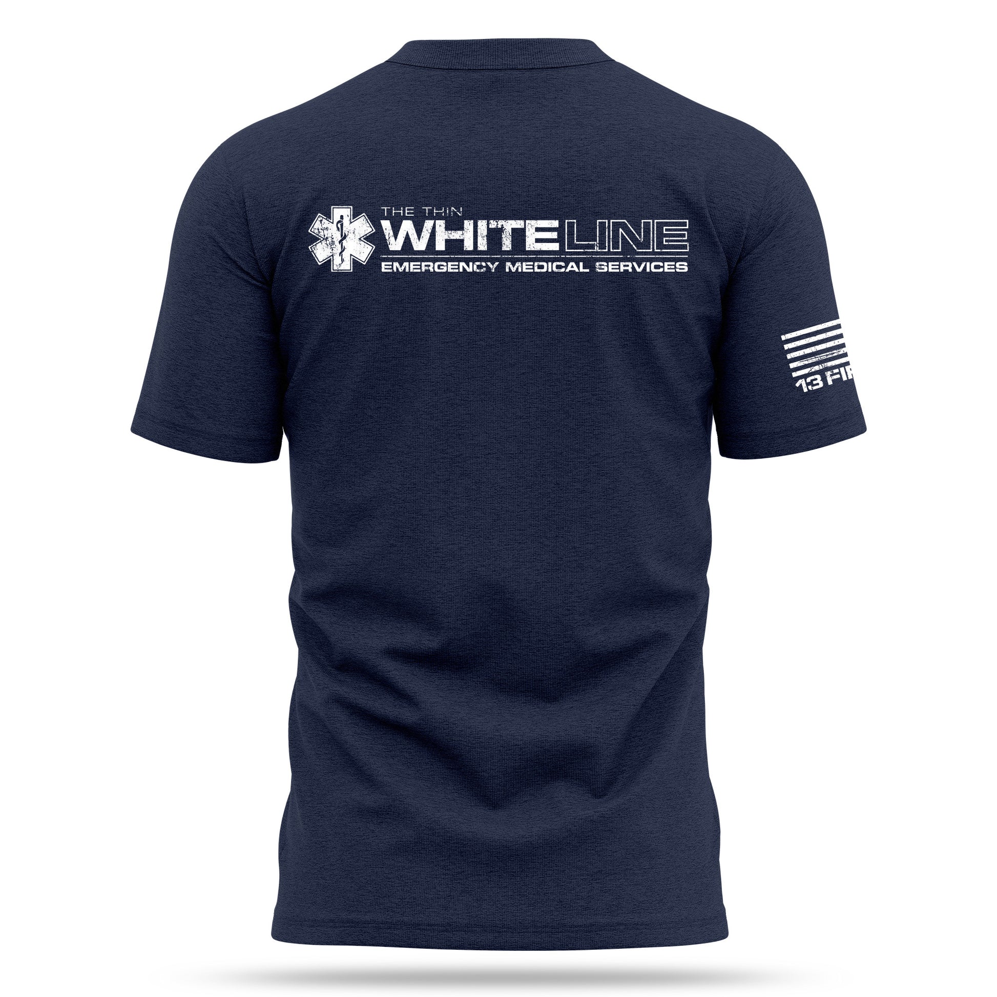 [WE CARE] Cotton Blend Shirt [NVY]-13 Fifty Apparel