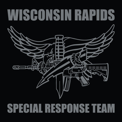 [WISCONSIN RAPIDS PD] SRT Performance Polo [BLK/GRY]-13 Fifty Apparel