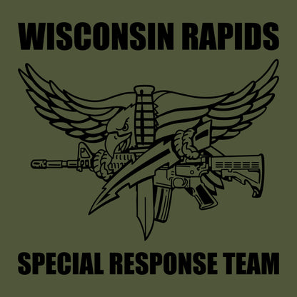 [WISCONSIN RAPIDS PD] SRT Utility Shirt [GRN/BLK]-13 Fifty Apparel