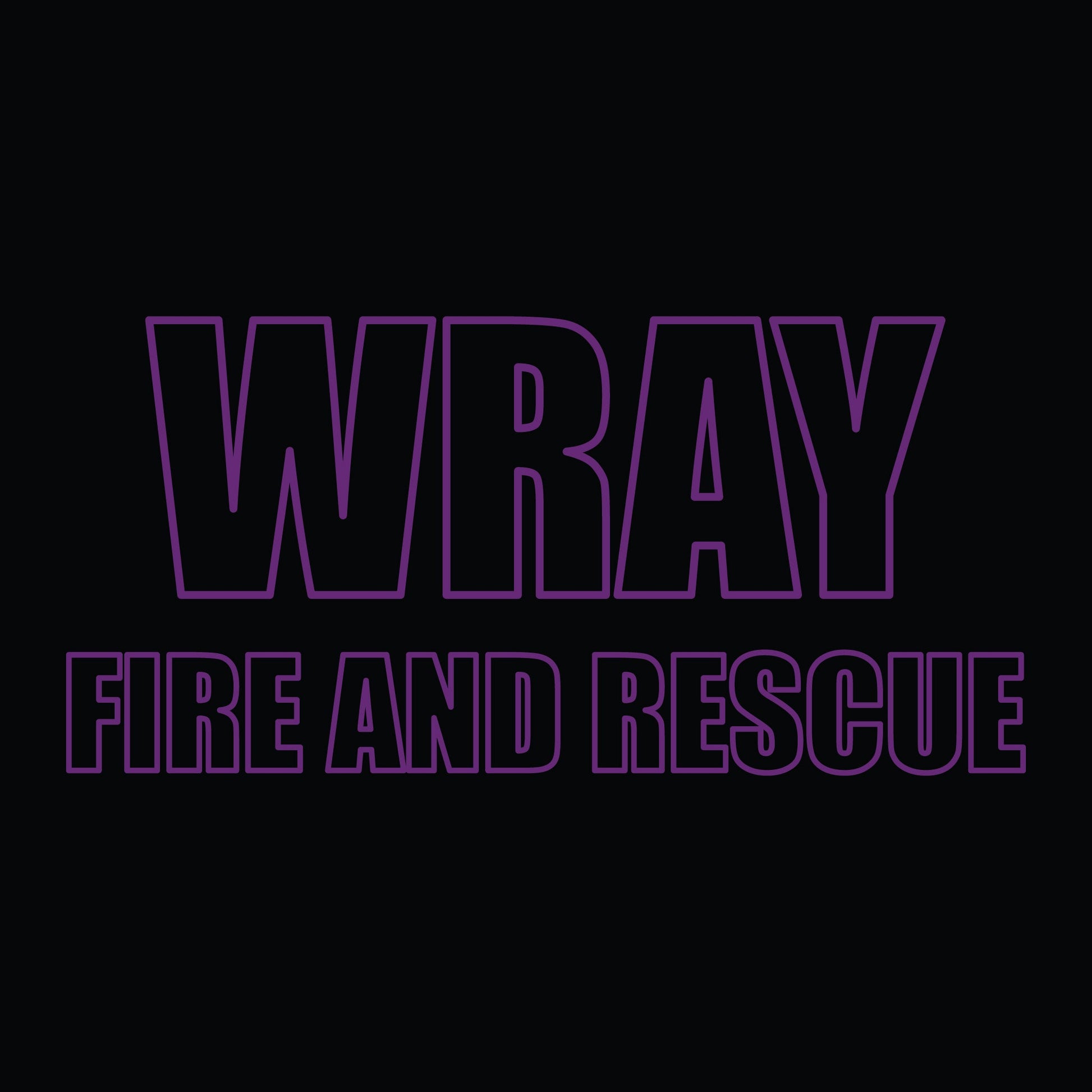 [WRAY FIRE & RESCUE] Performance Hoodie 2.0 [BLK/PRP]-13 Fifty Apparel