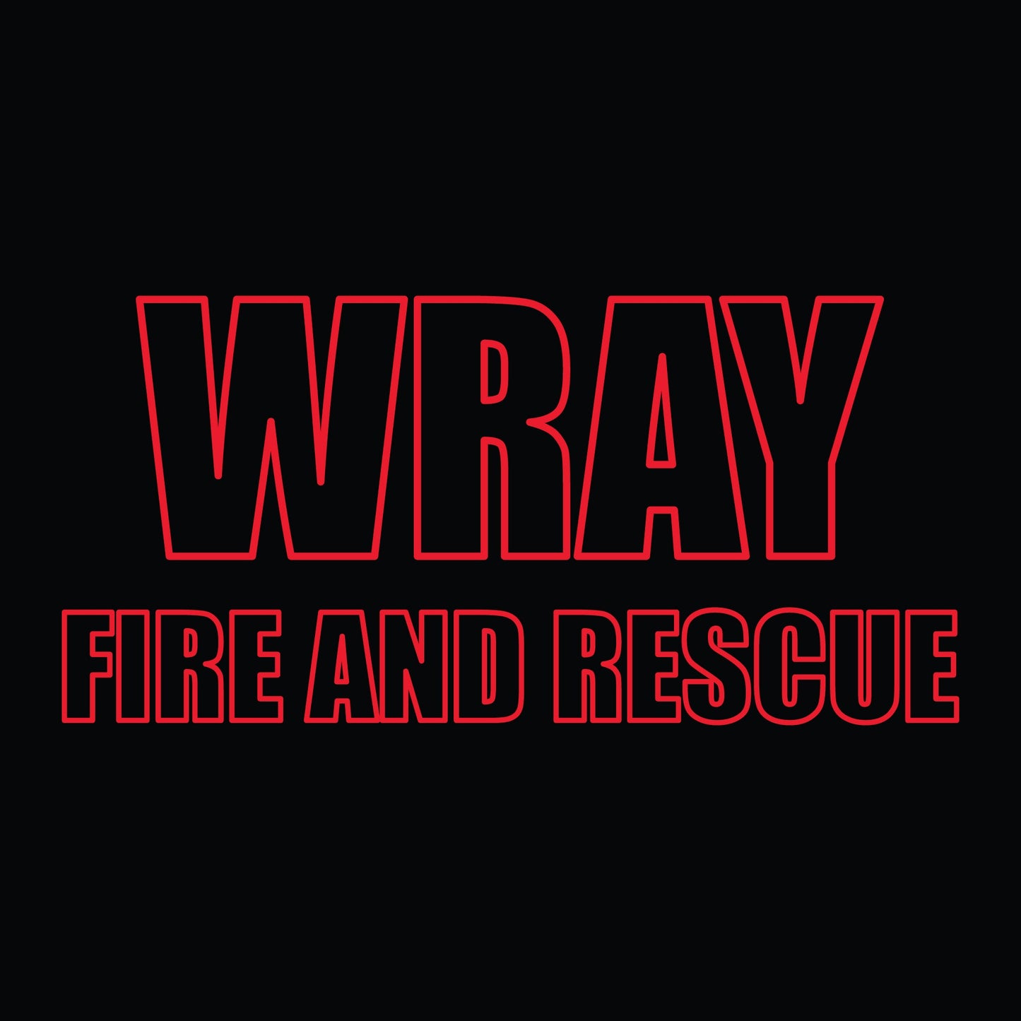 [WRAY FIRE & RESCUE] Performance Hoodie 2.0 [BLK/RED]-13 Fifty Apparel