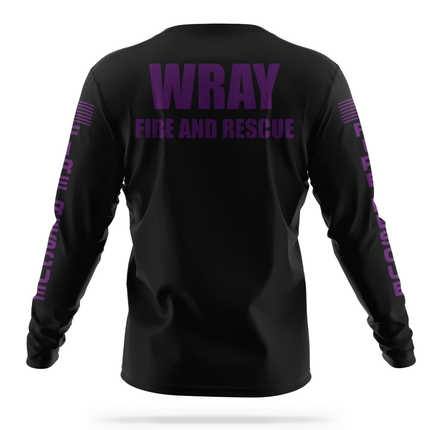 [WRAY FIRE & RESCUE] Utility Long Sleeve [BLK/PRP]-13 Fifty Apparel