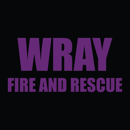 [WRAY FIRE & RESCUE] Utility Long Sleeve [BLK/PRP]-13 Fifty Apparel