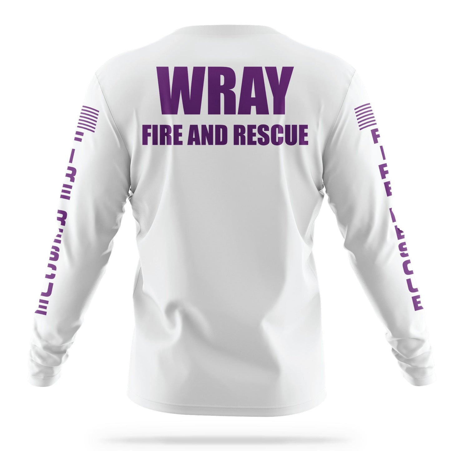 [WRAY FIRE & RESCUE] Utility Long Sleeve [WHT/PRP]-13 Fifty Apparel