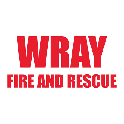 [WRAY FIRE & RESCUE] Utility Long Sleeve [WHT/RED]-13 Fifty Apparel