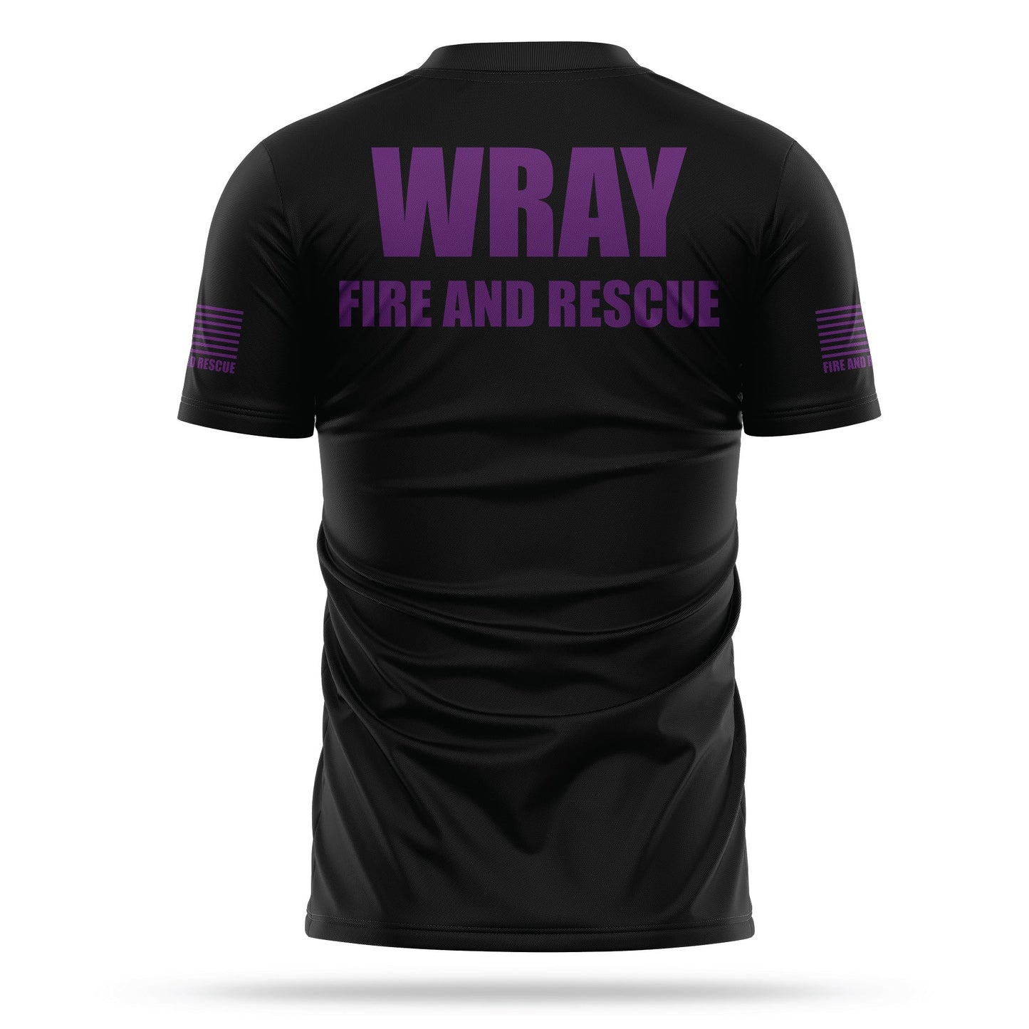 [WRAY FIRE & RESCUE] Utility Shirt [BLK/PRP]-13 Fifty Apparel